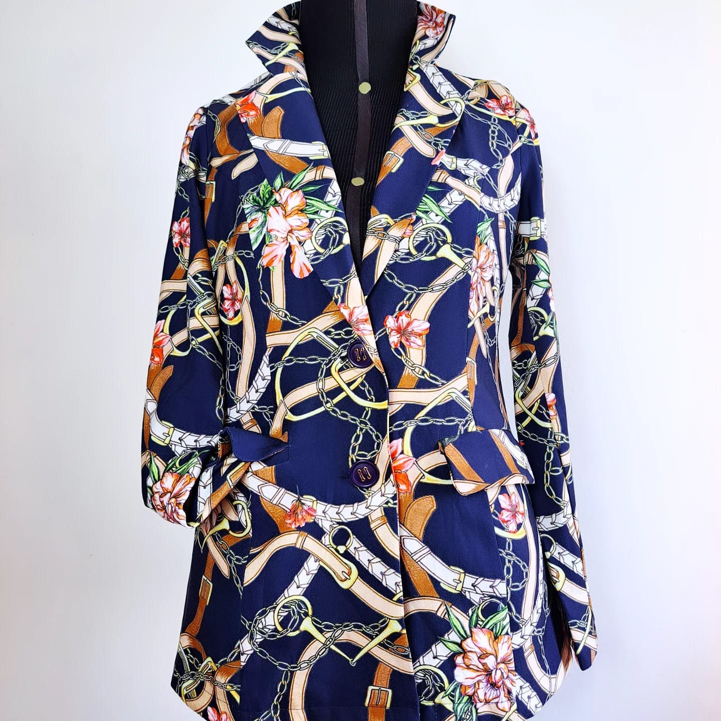 Blazer Corrente Azul Marinho