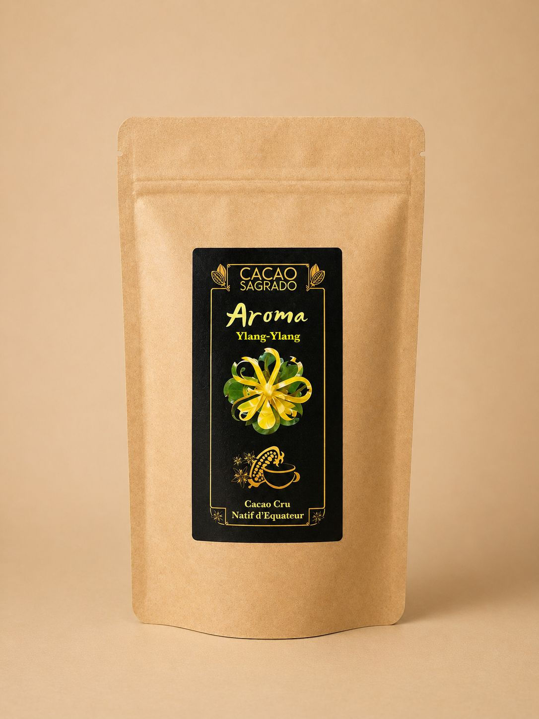 Ecuador-Kakao mit Ylang-Ylang, 150g-240g-500g