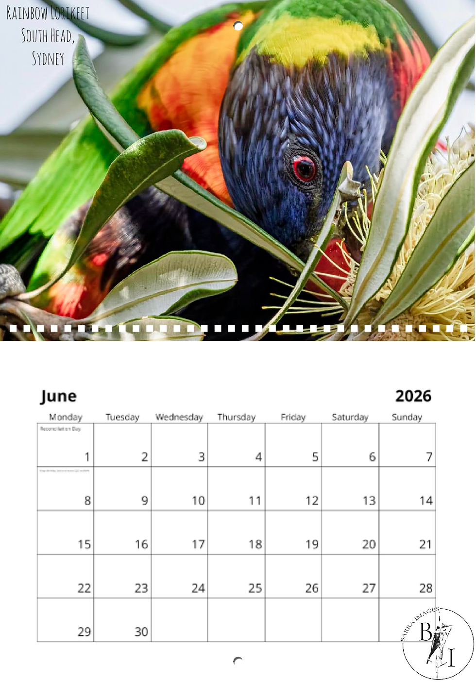 Thumbnail: 2026 - Australian Bird Calendar