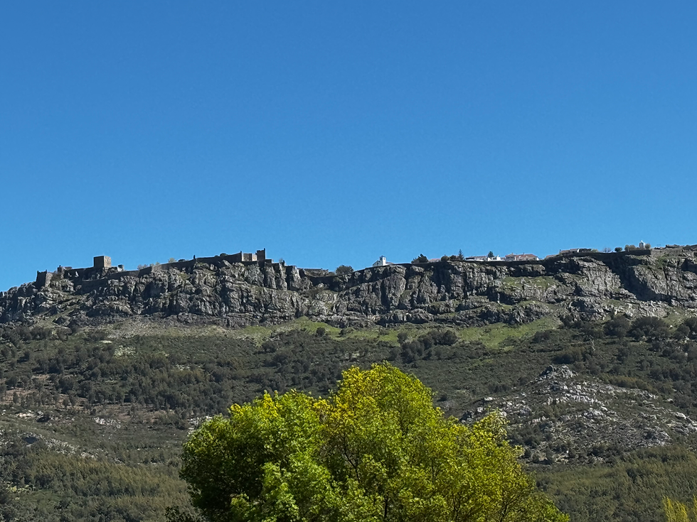 View of the walled citadel of Marvao.