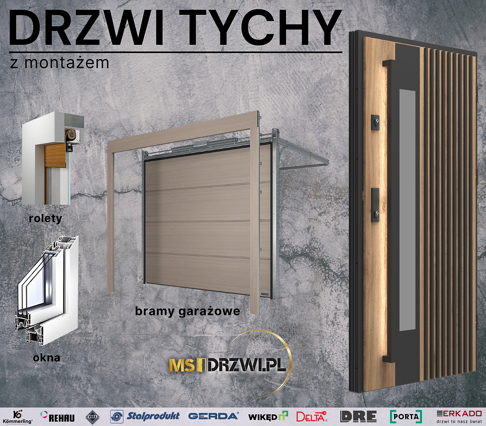 drzwi z montażem Tychy oraz okna i bramy garażowe