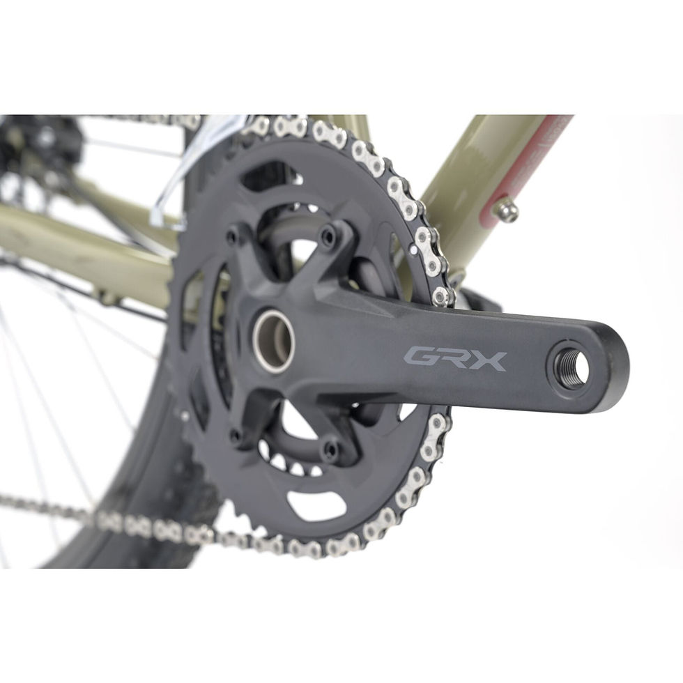 Thumbnail: genesis croix de fer 30 gravel bike with Shimano GRX 2x10 speed gears