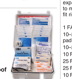 50-Person Weatherproof First Aid Kit
