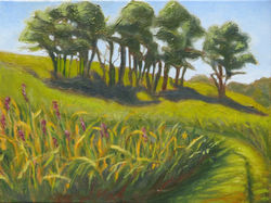 Refuge, oil on canvas, 9" x 12"