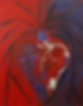 Corazón entre el azul y el rojo