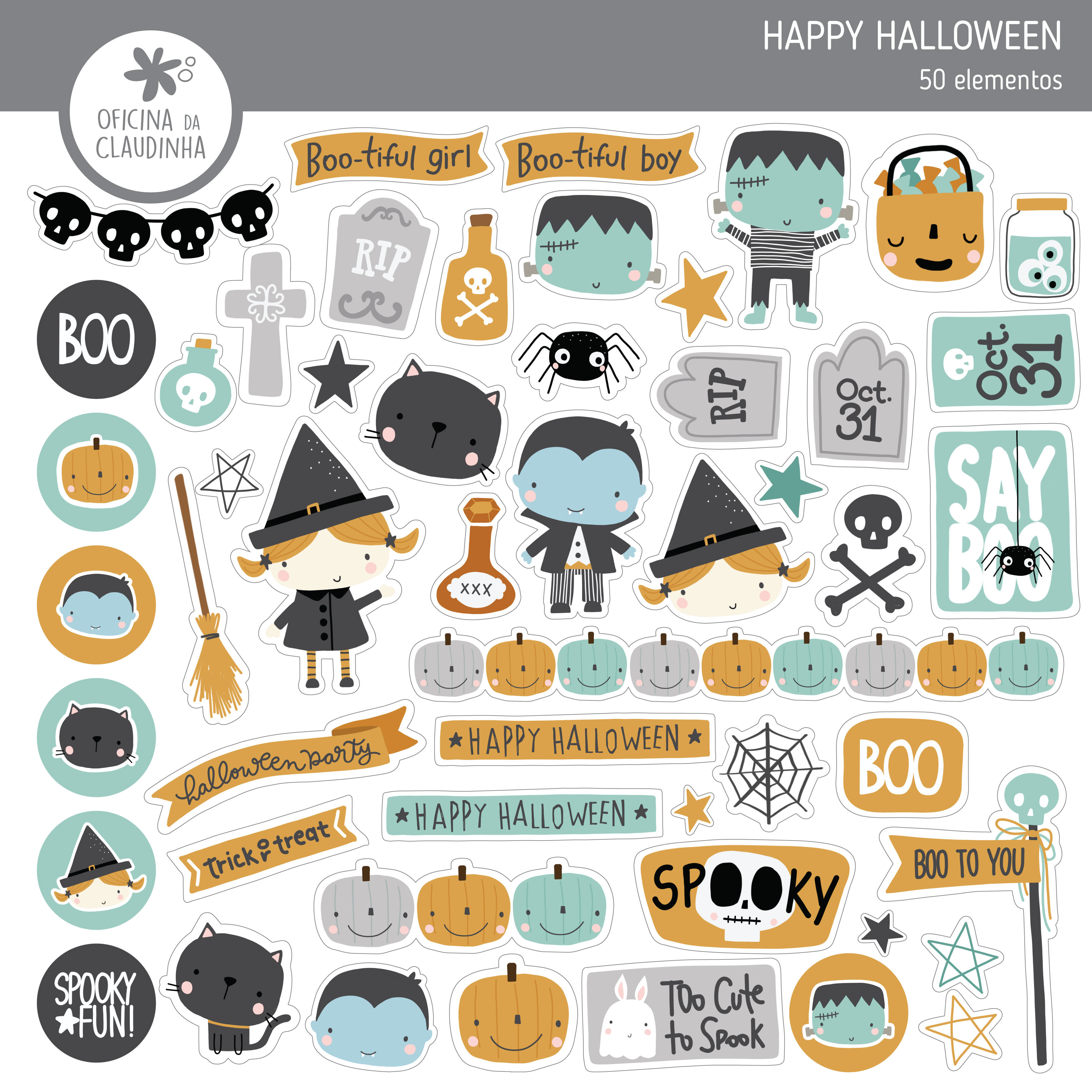 Happy Halloween | Recortes impressos