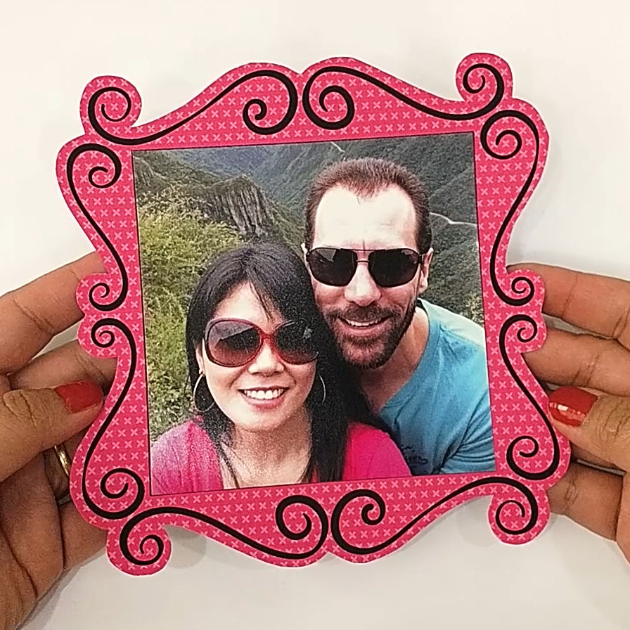 Miniatura: Moldura para fotos - Arabescos