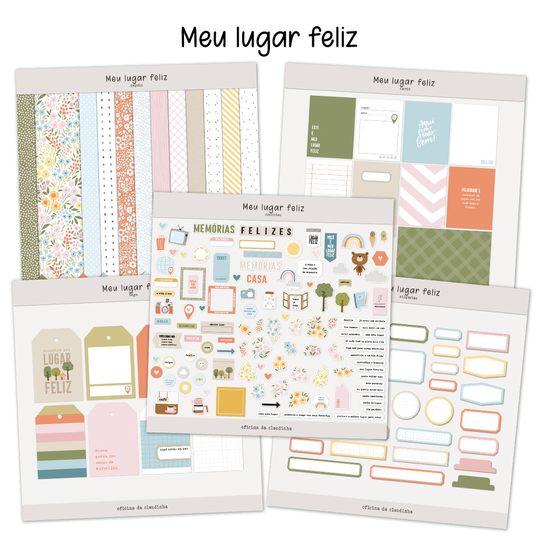 Meu lugar feliz | Pacote impresso