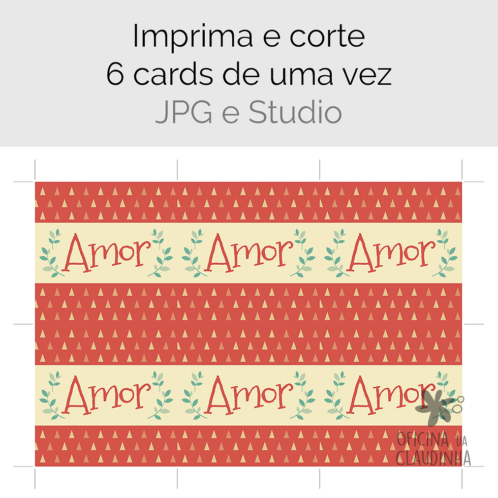 Miniatura: Card Natal 03 - Amor - Vintage Azul