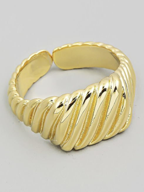 Gold Shell Ring