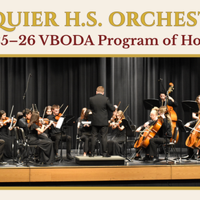 FHS Orchestras Awarded Program of Honor