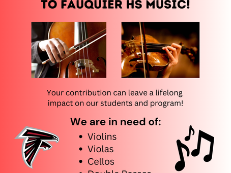 Orchestra Instrument Donations Needed!