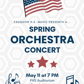 Spring Orchestra Concert - May 11th!