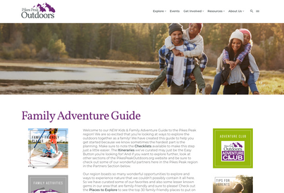 Pikes Peak Outdoors: Family Adventure Guide
