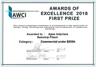 AWCI 2018 Excellence Award