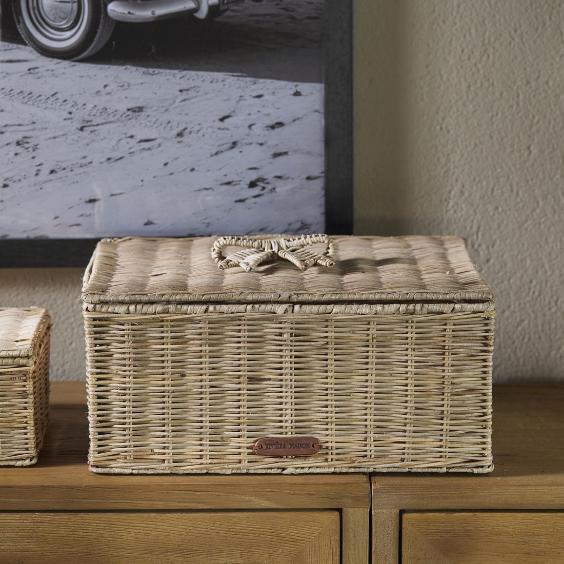 Rivièra Maison Rustic Rattan Bow Storage Box L