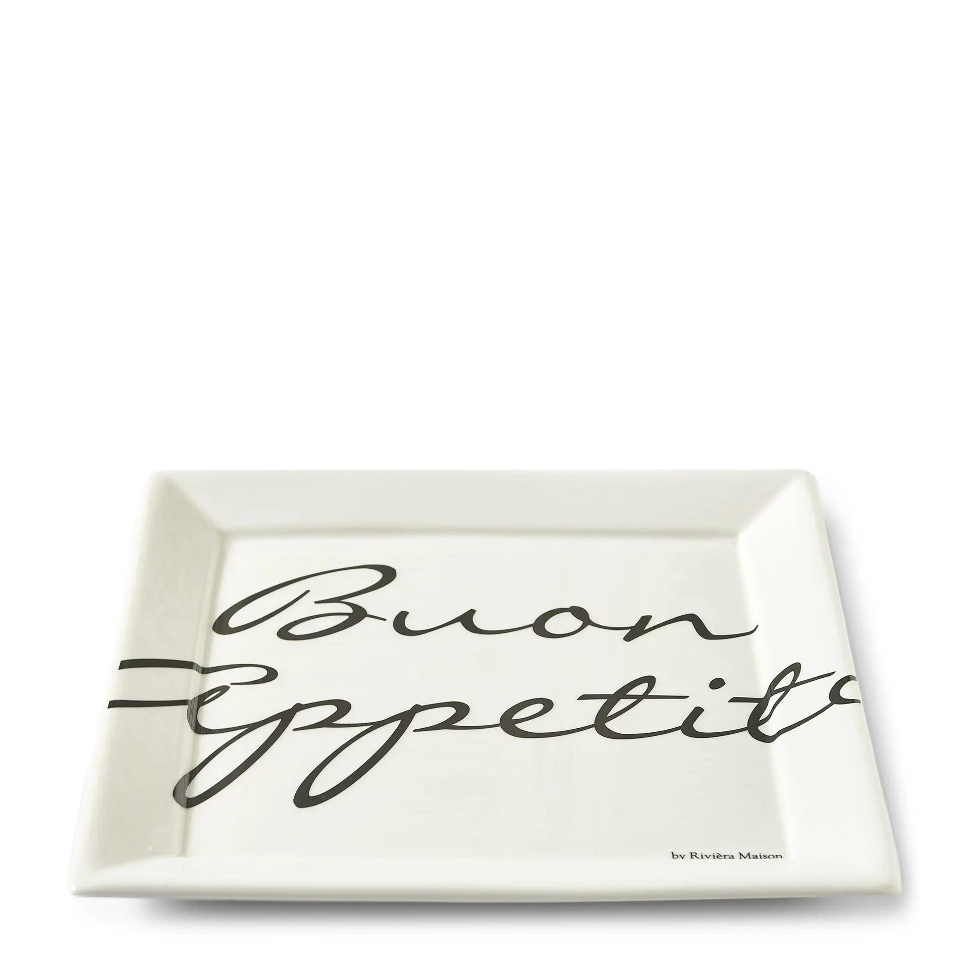 Rivièra Maison Buon Appetito Square Plate 26×26
