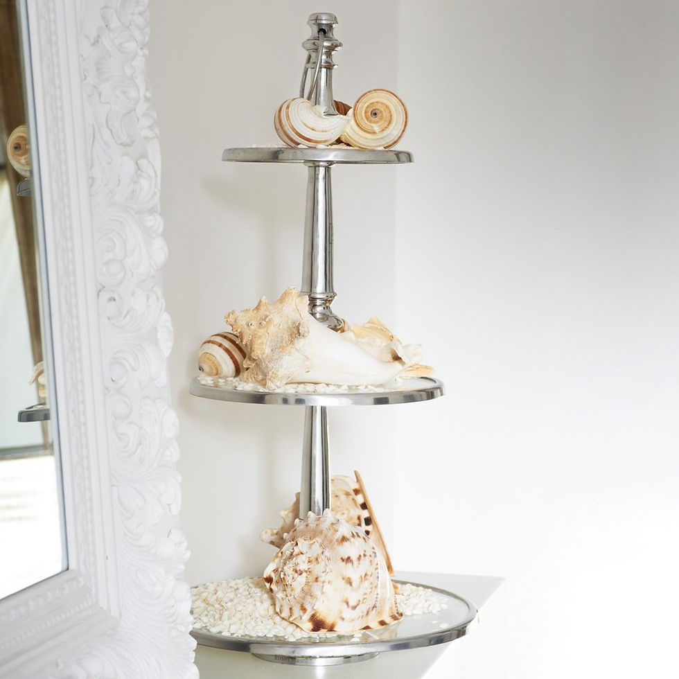 Miniaturbild: Rivièra Masion Berkeley Glass Cake Stand 3 Levels