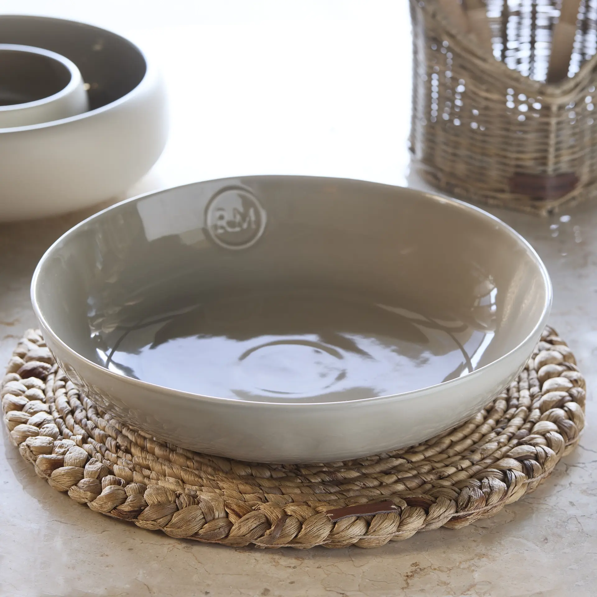 Rivièra Maison Portofino Servierschüssel flax