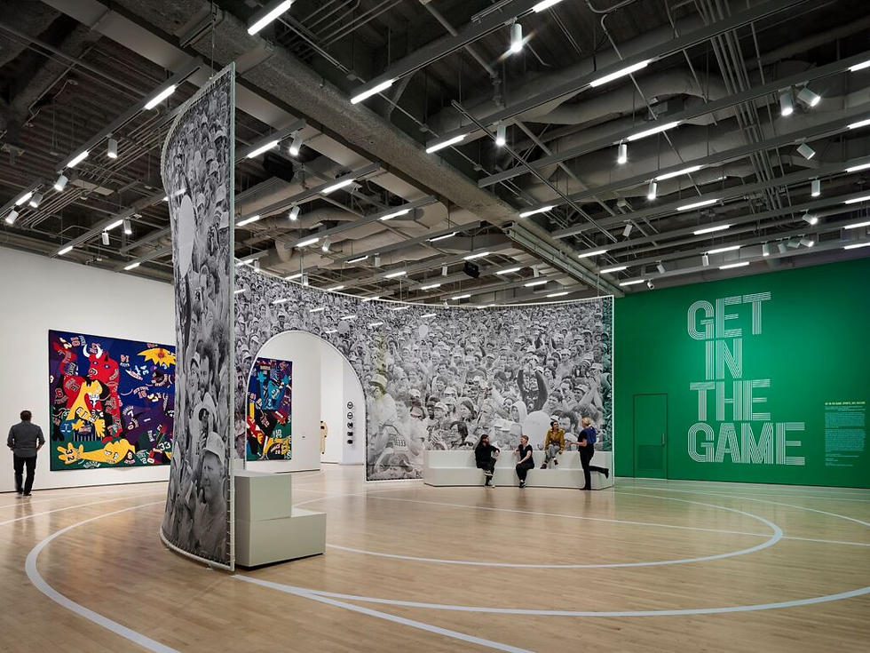 Get in the Game: Sports, Art, Culture at SFMOMA was a critical and commercial triumph. The museum's largest exhibition to date drew 167,000 visitors and reached an estimated 6.16 million people through media coverage.