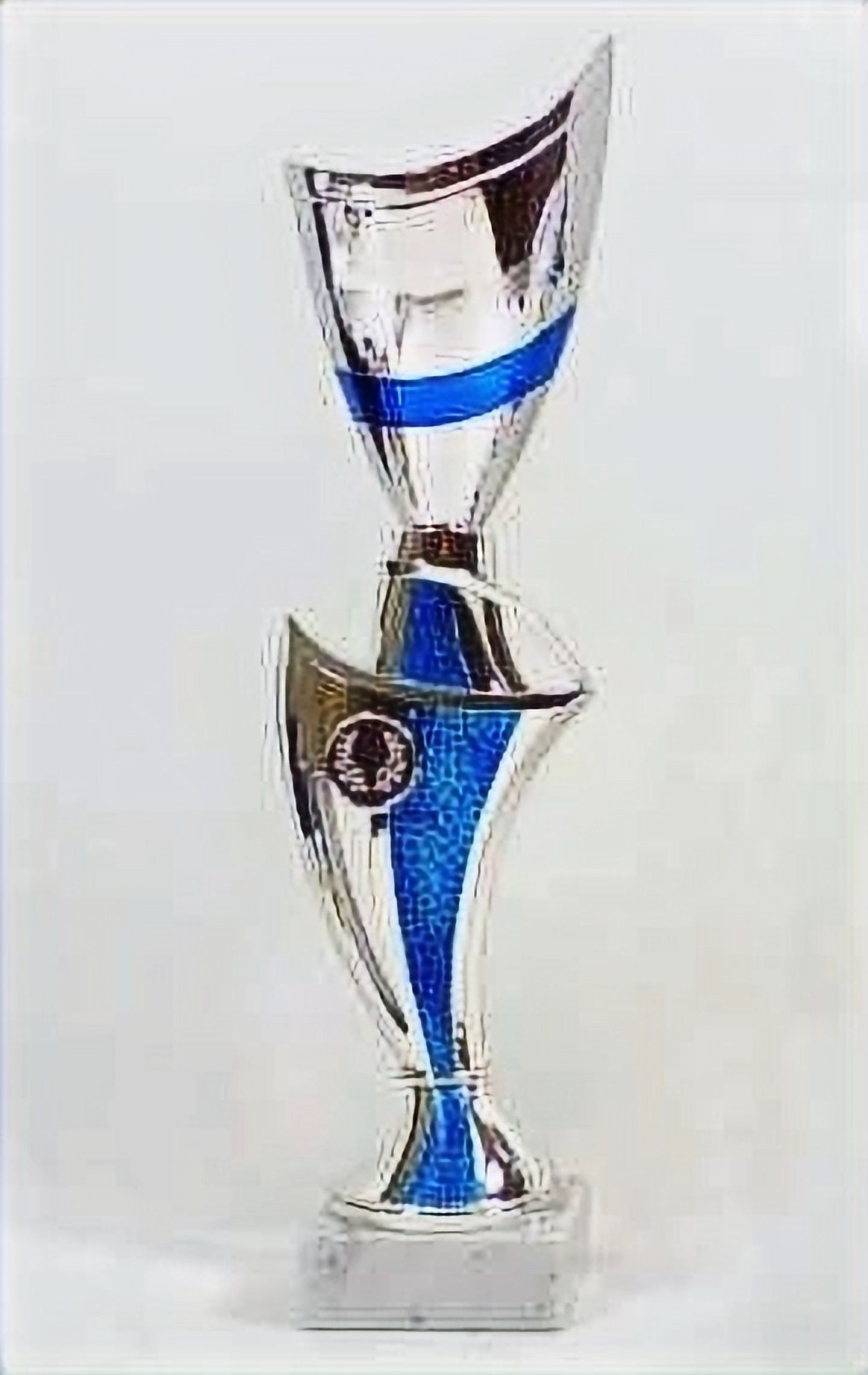 Silver & Blue Trophy Cup