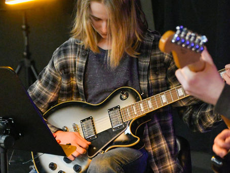 Playing Improv Electric Guitar with Jaden Knowles at Cottonwood Center for the Arts