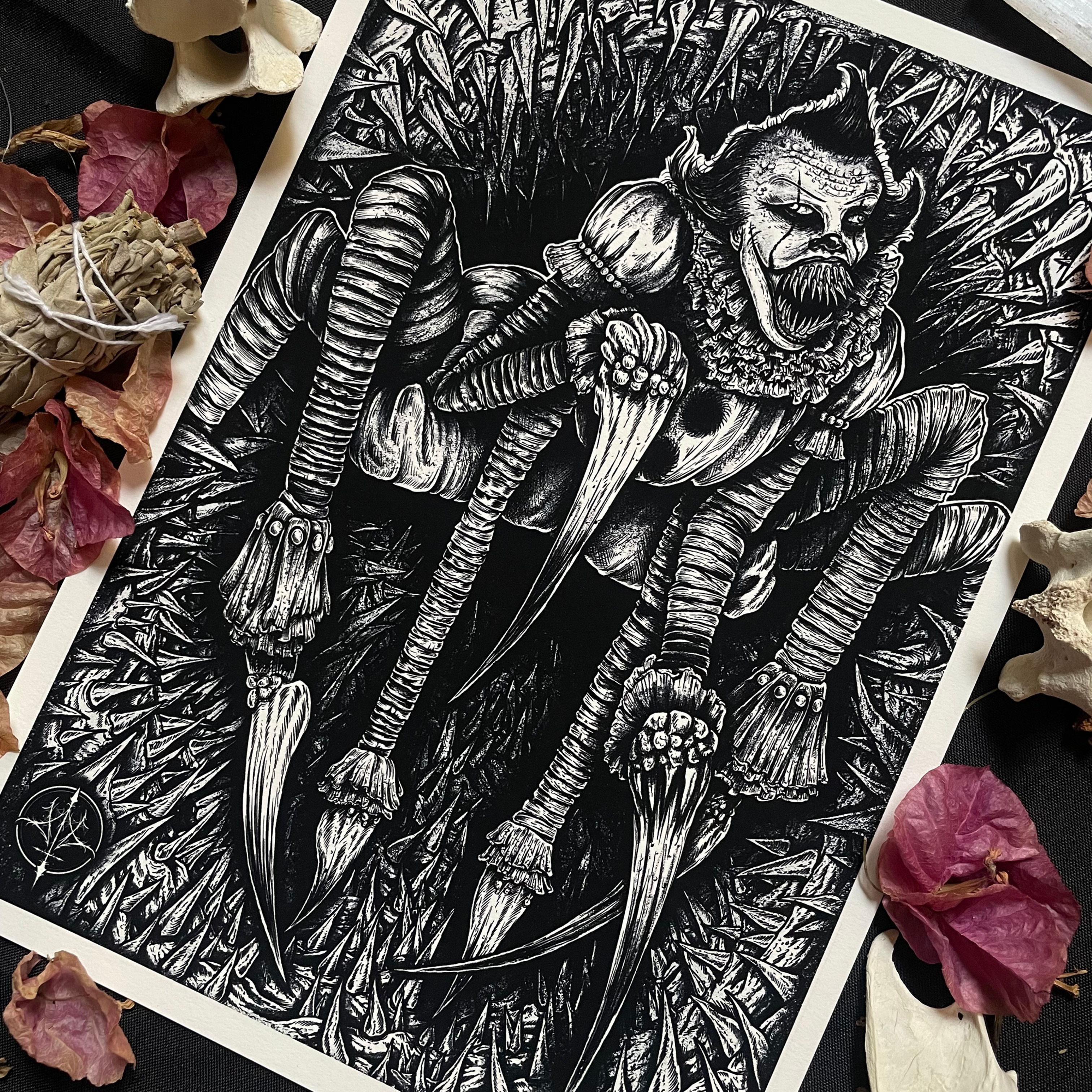 ‘Pennywise Monster’ A4 Print