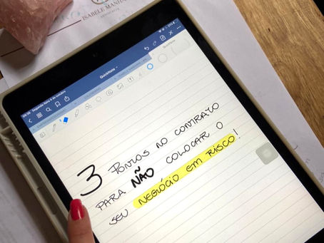 03 principais pontos de um contrato