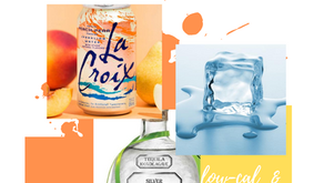 Low cal & light, just right for a summer night ! Peach Splash ! 