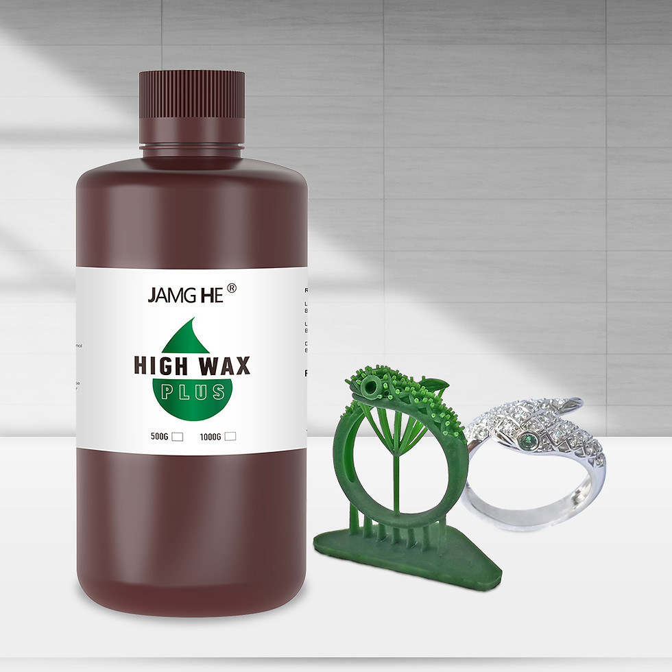 JamgHe High Wax Plus Jewelry Direct Castable 3D Printing Resin Green – 1000g
