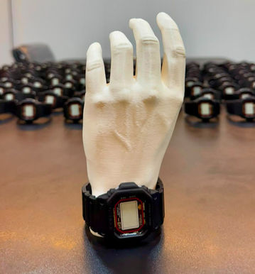 Custom G-SHOCK watch prototype produced using high-precision 3D printing technology