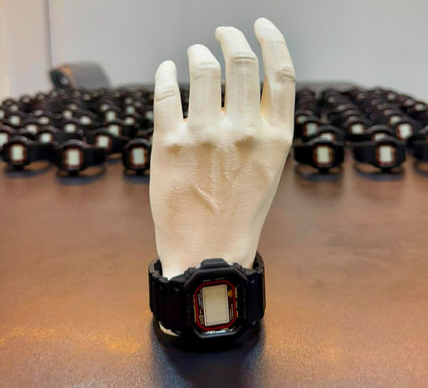 Custom G-SHOCK watch prototype produced using high-precision 3D printing technology