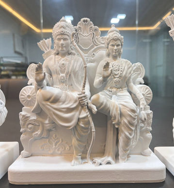Detailed mythological figure 3D printed sculpture.