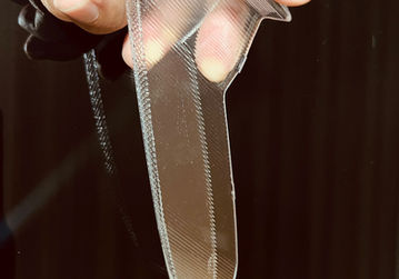 Automotive EV head light 3d printed with our High transparency SLA 3D Printing resin