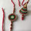 Miniatura: Rakhi making kit materials including wooden dials, ball chains, canvas and fabric glue