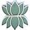 Miniature : The Brown Box 3 D Rangoli Making kit (Lotus, set of 10)