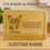 Thumbnail: Personalised Chihuahua Dog Bamboo Tray – 174 Breeds & Name | Gift | Engraved