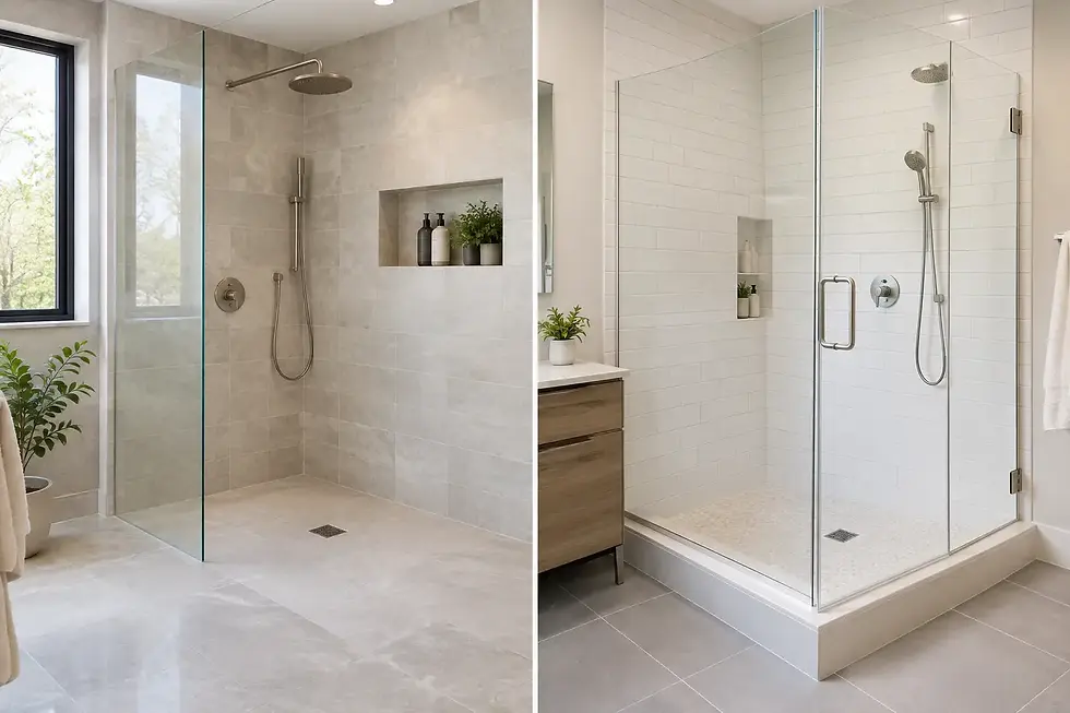 Curbless Versus Curbed Shower: Which Fits?