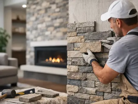 Stone Accent Wall Installation Done Right
