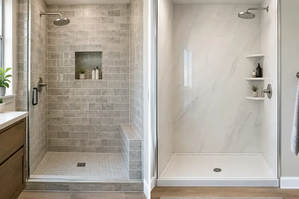 Tile Shower Versus Panels: Which Holds Up?