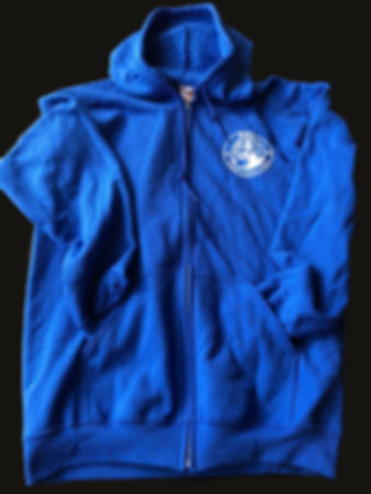 HAT Logo Zip-up Hoodie - Blue