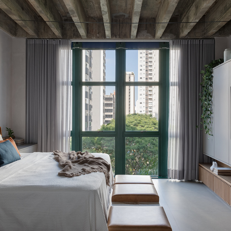 Planta integrada com linguagem contemporânea