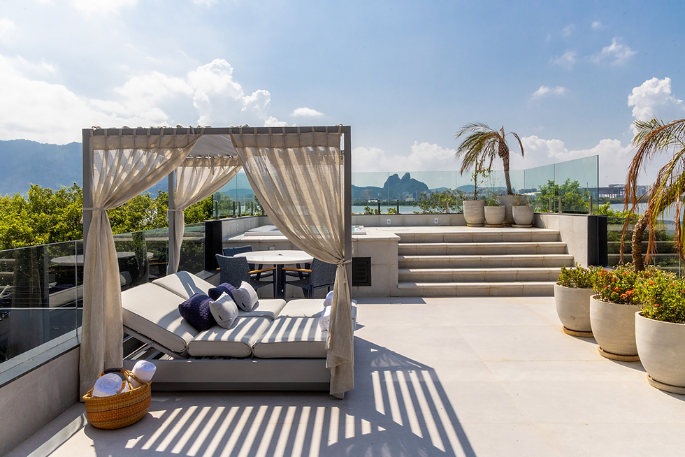 Varandas e terraços para recarregar as energias