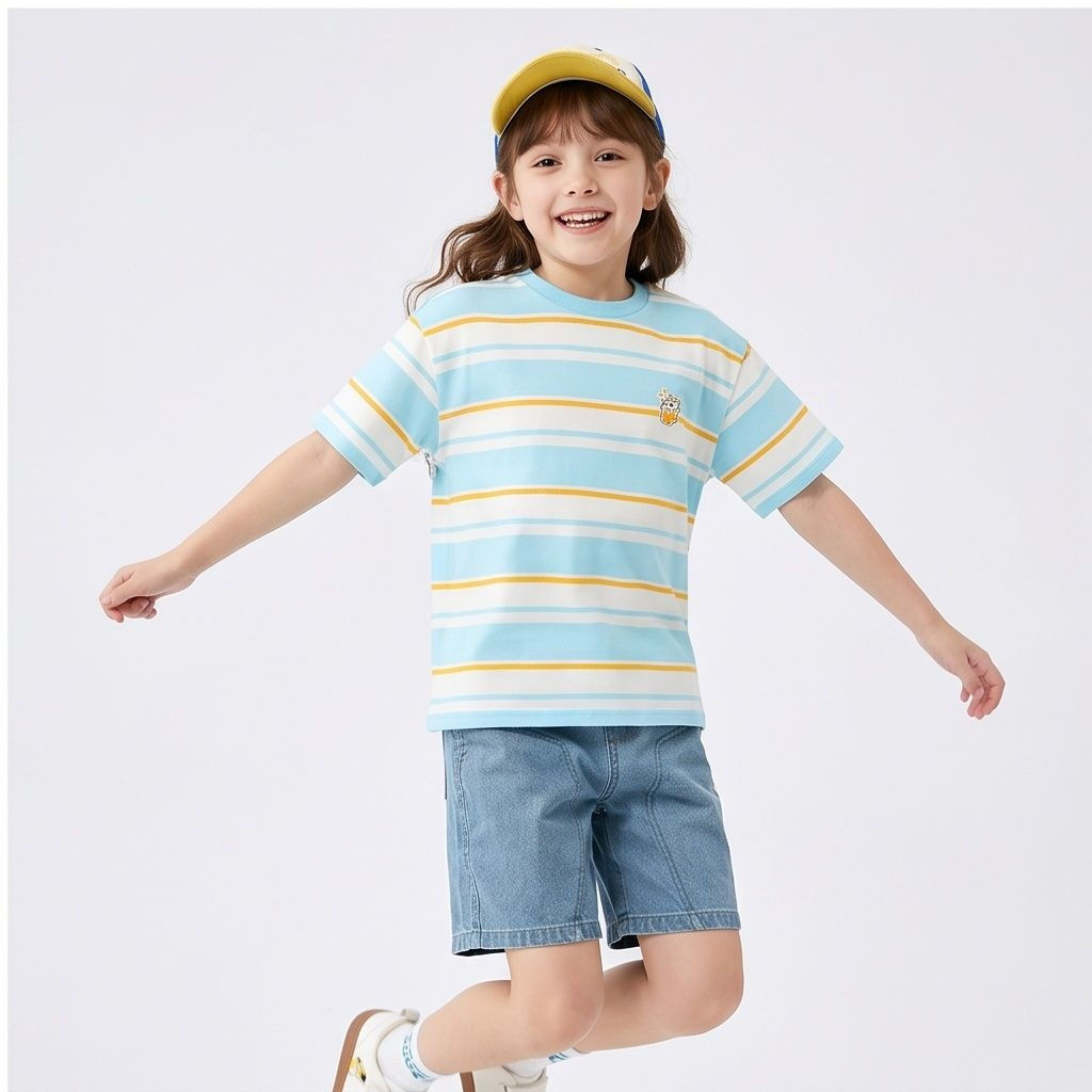 Blue Breeze Stripe Tee