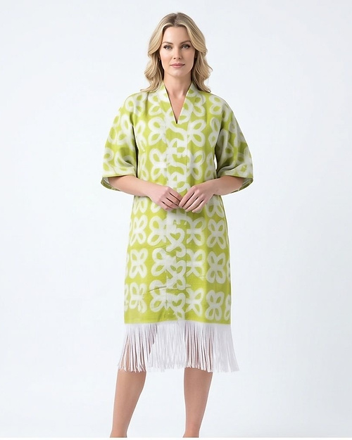Meadow Breeze Fringe Hem Dress