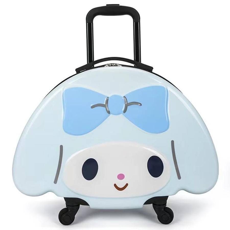 💙 Blue Character 3D Suitcase — Cute, Durable & Perfect for Little Travelers