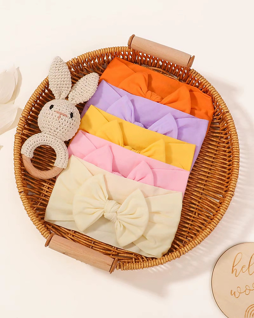 🎀 Sweet Baby Headwrap Set – Soft, Stylish & Picture‑Perfect