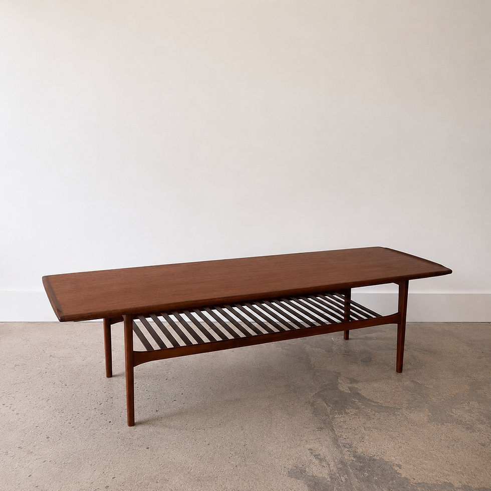 Miniature : Table basse en teck