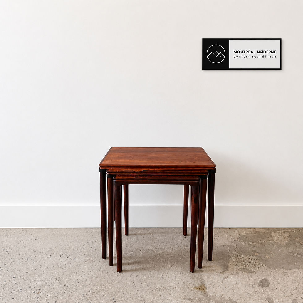 Miniature : Table gigognes en bois de rose