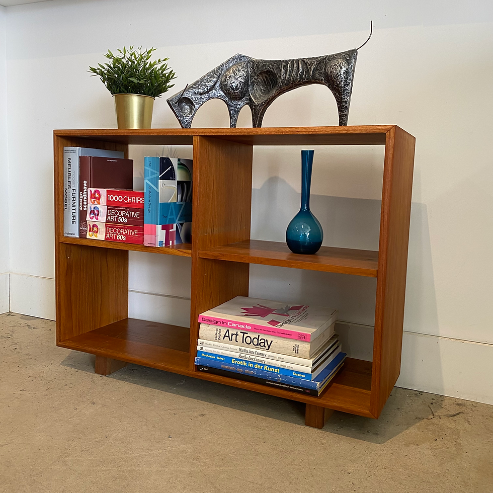 Miniature : Bibliothèque en teck